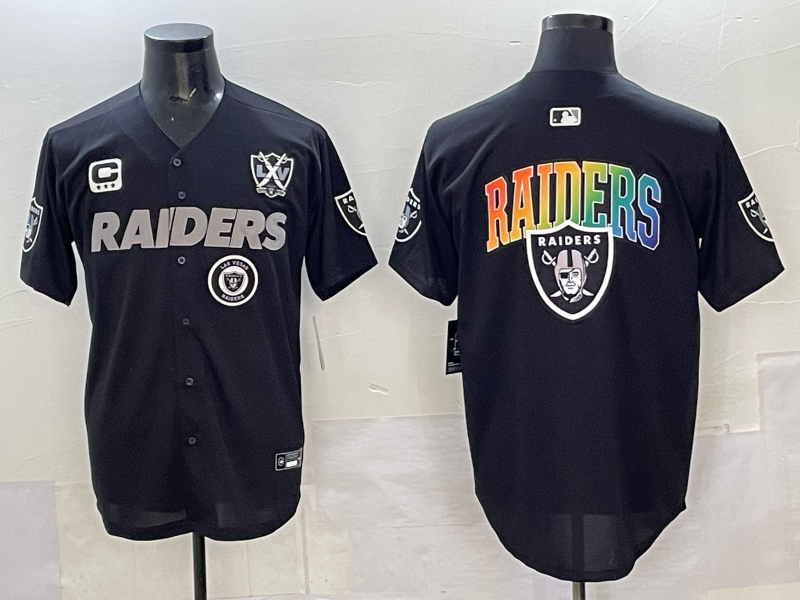 Men Oakland Raiders blank Black Nike 2025 Limited NFL Jersey 007->oakland raiders->NFL Jersey